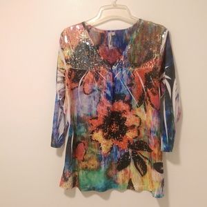 Susan Lawrence Blouse with Sequins